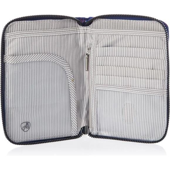 Travelon RFID Blocking Passport Zip Wallet, Mod Floral, 4.5"x 6"x 0.75" - Picture 4 of 6